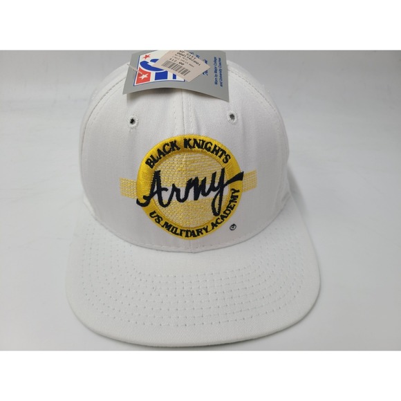 Vintage Army University Black Knights The Game Circle Logo Snapback Hat Cap NCAA